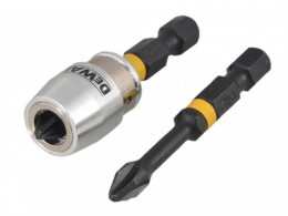 DEWALT Impact Torsion 2 x PH2 50mm and Magnetic Screwlock Sleeve £7.99